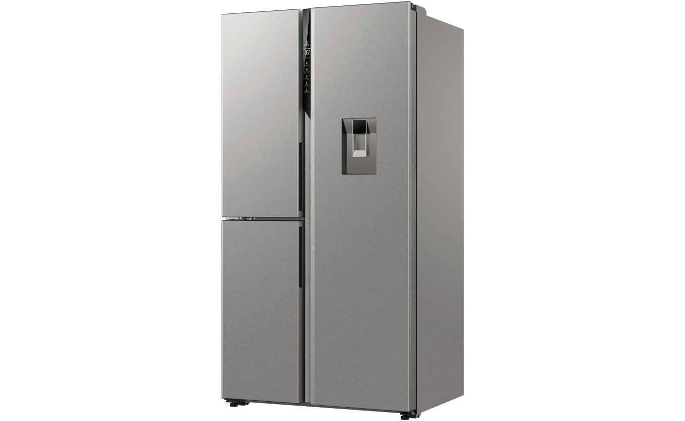 Haier 574L S+ Three Door Side by Side Fridge (Satina) HRF575XHS