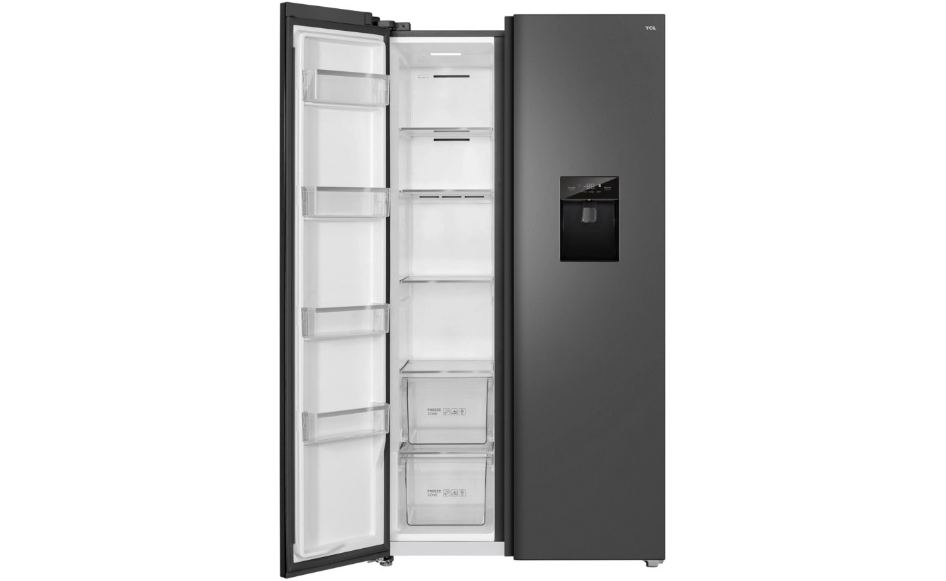 TCL 631L Side by Side Fridge (Grey) TRF630SHG