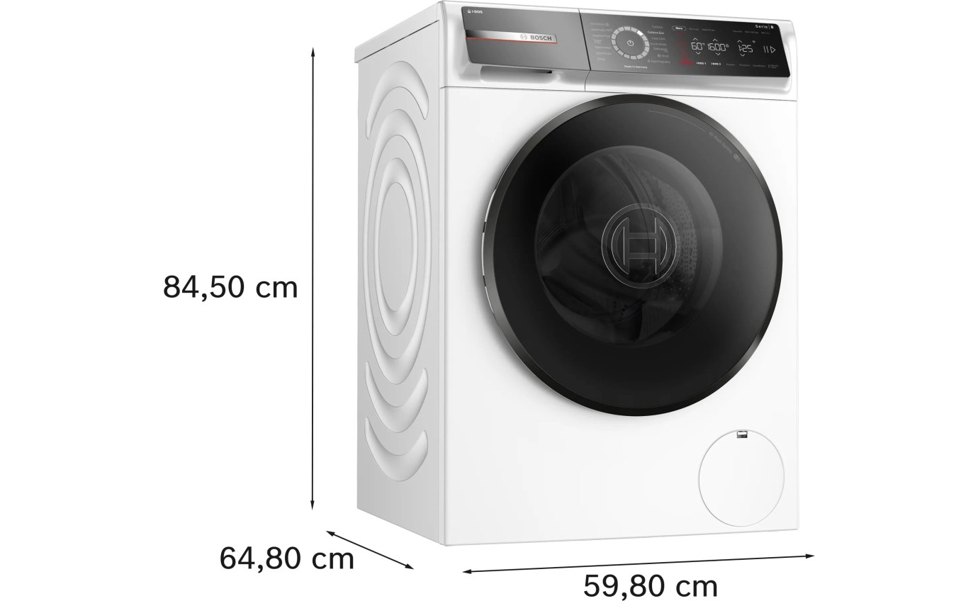 Bosch 10kg Series 8 Front Load Washing Machine WGB256A1AU