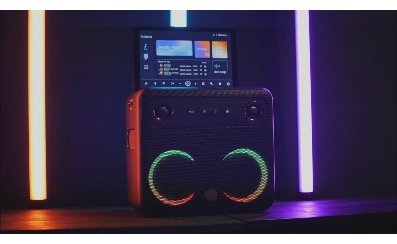 Ikarao Break X2 Premium Portable 600W Karaoke Speaker IKBREAKX2