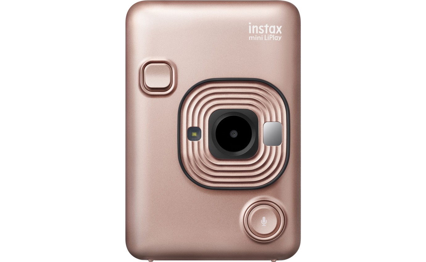 Fujifilm Instax mini LiPlay Instant Film Camera (Blush Gold) 87097