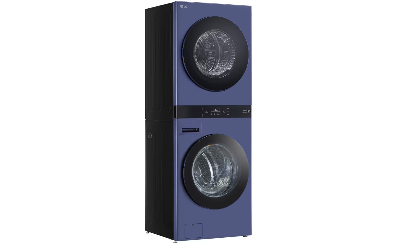 LG 19/10kg WashTower Stacked Washer Dryer (Navy Blue) WWT1910BLX