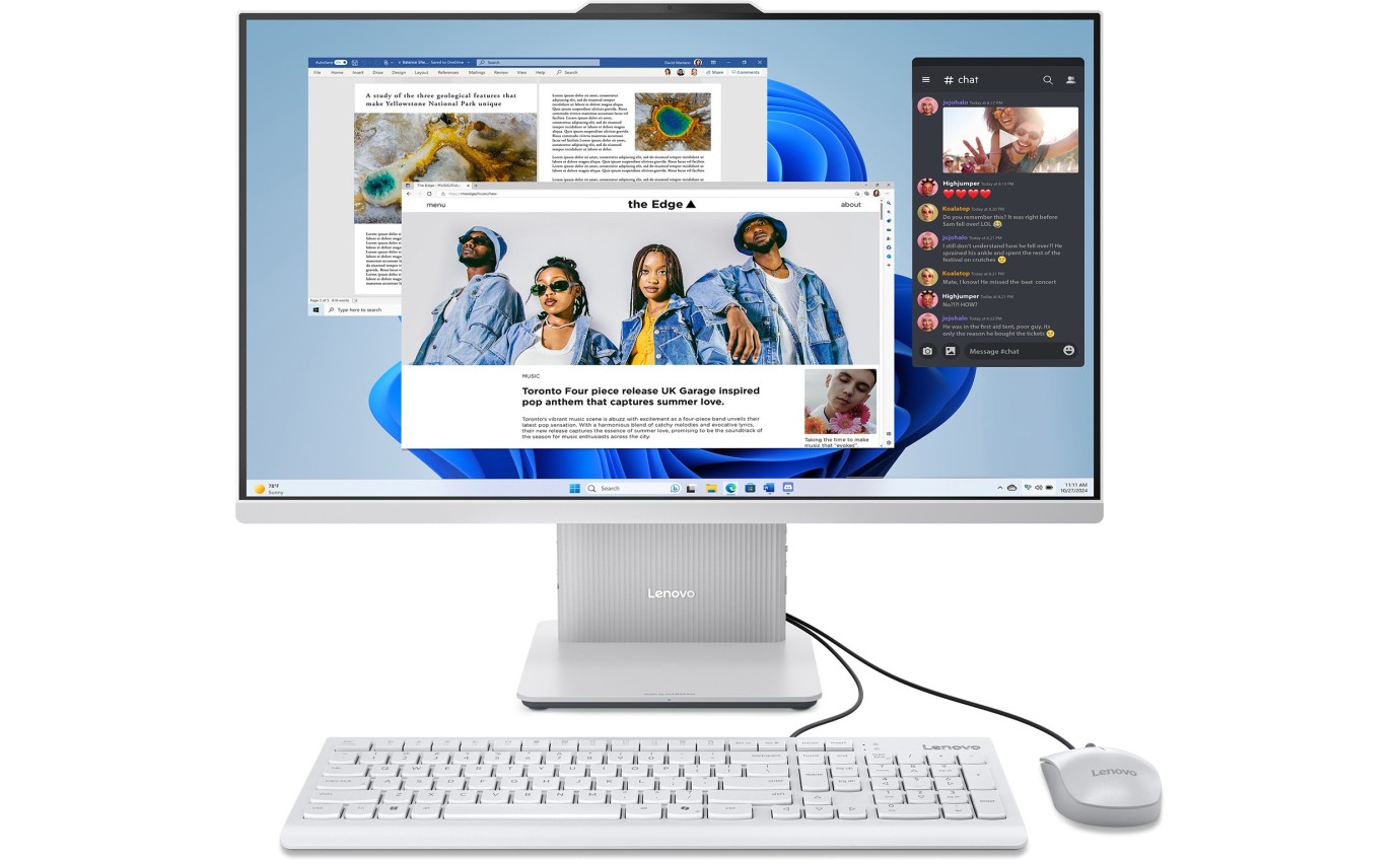 Lenovo 27 inch IdeaCentre AIO Core 7 240H 32GB RAM 1TB W11H F0HM00U8AU