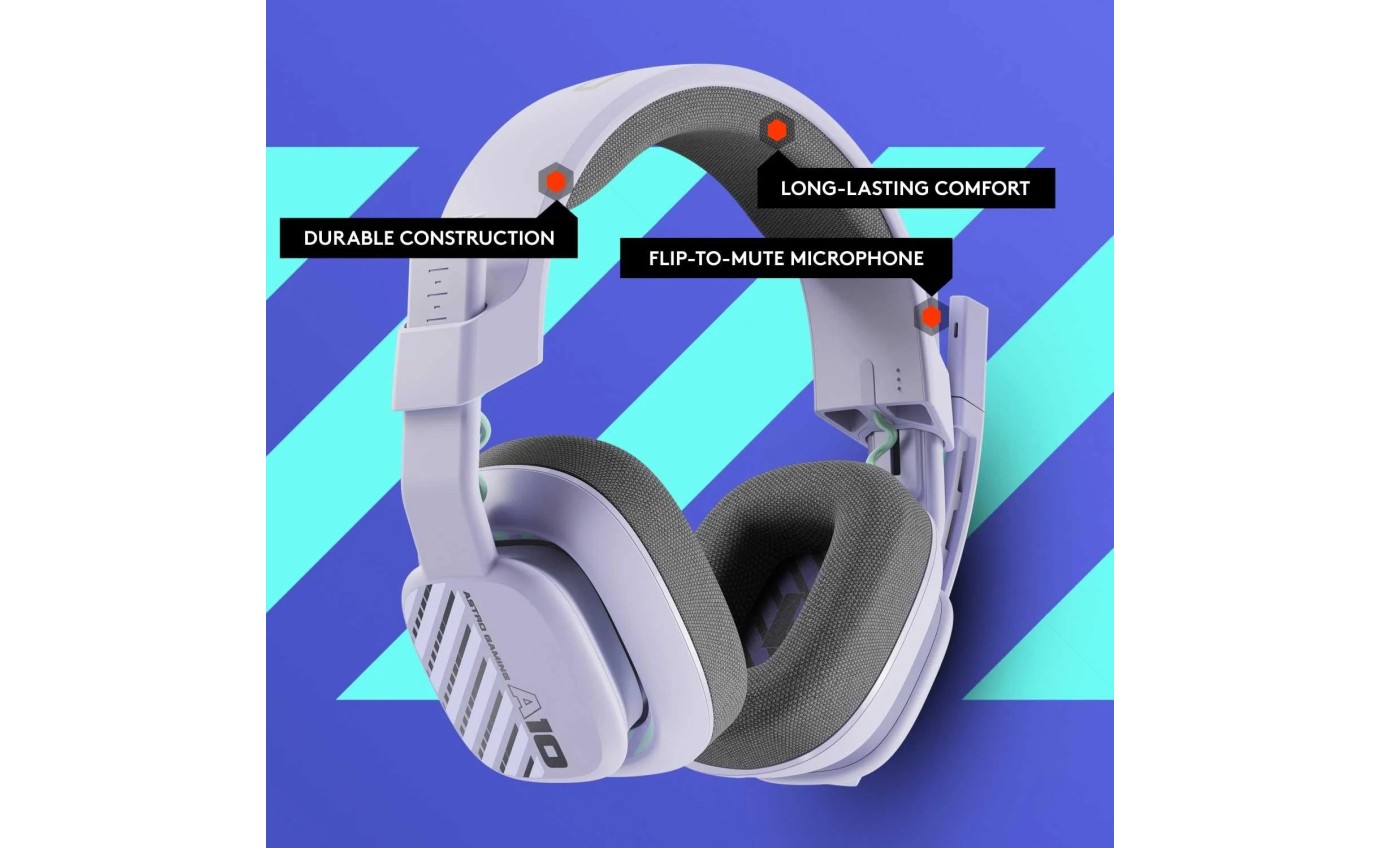 ASTRO Gaming A10 Gen 2 Headset for PC (Asteroid/Lilac) 939002079