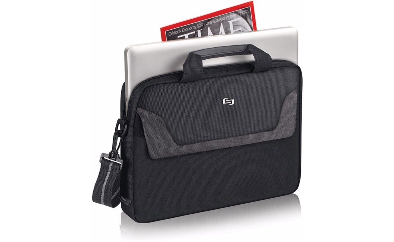 Solo Pro 14.1 inch Laptop Slim Brief (Black) CLA112