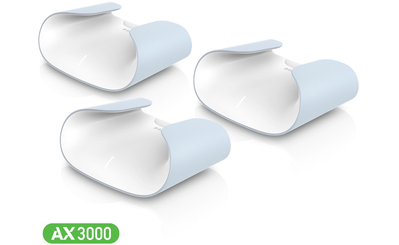 D-Link Aquila Pro AI AX3000 Wi-Fi 6 Smart Mesh Router (3 Pack) M303PK