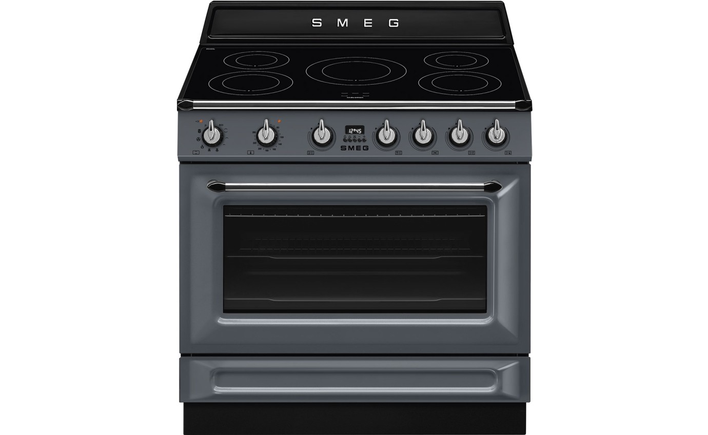 Smeg 90cm Induction Freestanding Cooker (Slate Grey) TR90IPGR