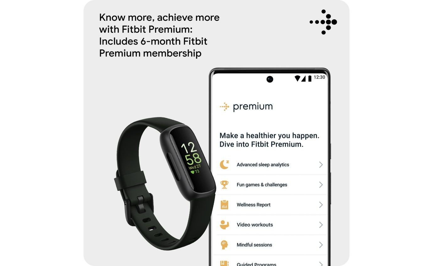 Fitbit Inspire 3 Smartwatch (Midnight Zen/Black) FB424BKBKFRCJK