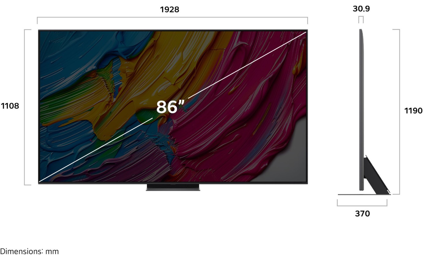 LG 86 inch QNED81A AI LED UHD 4K Smart TV 86QNED81ASA
