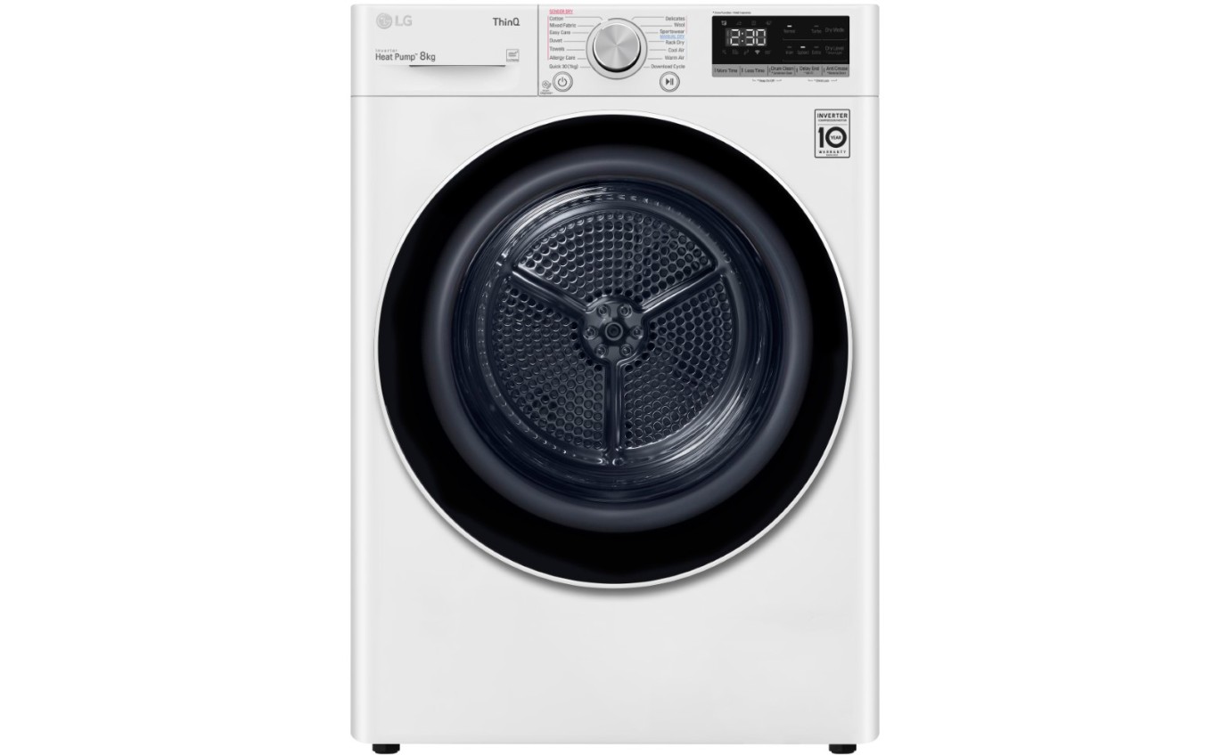 LG 8kg Heat Pump Dryer DVH508W