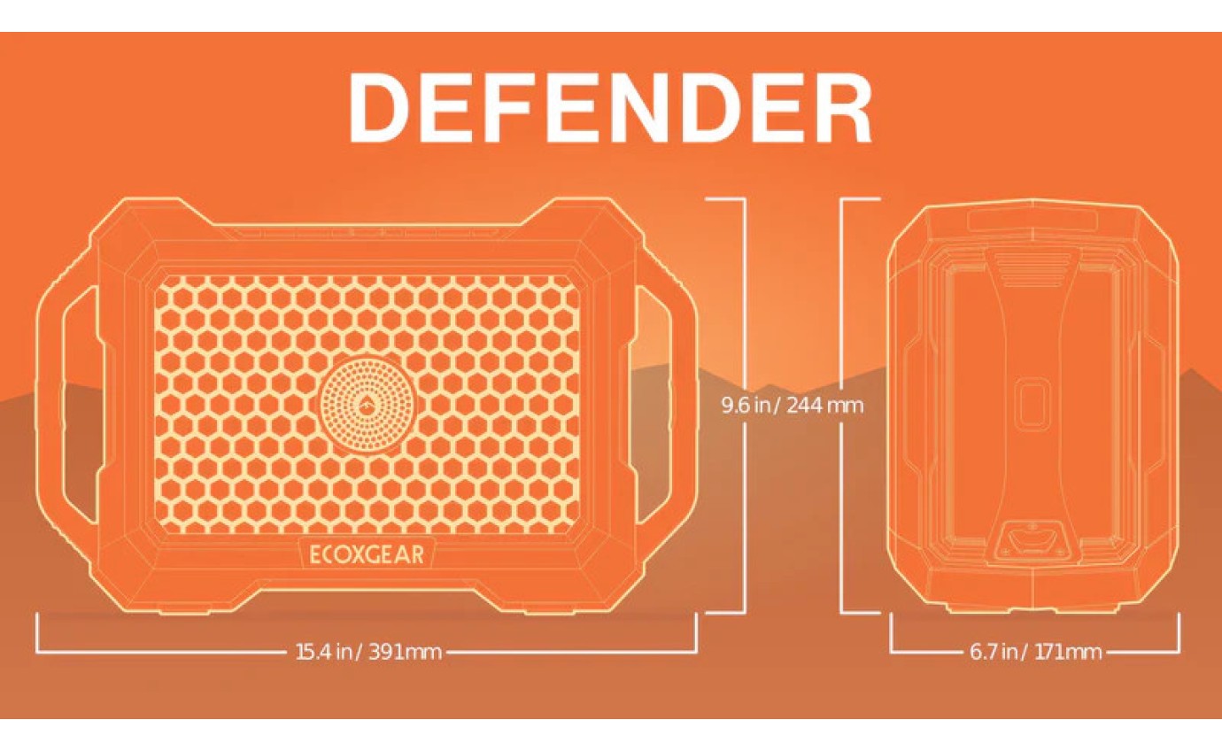 ECOXGEAR DEFENDER IP67 Portable Speaker ECXDE