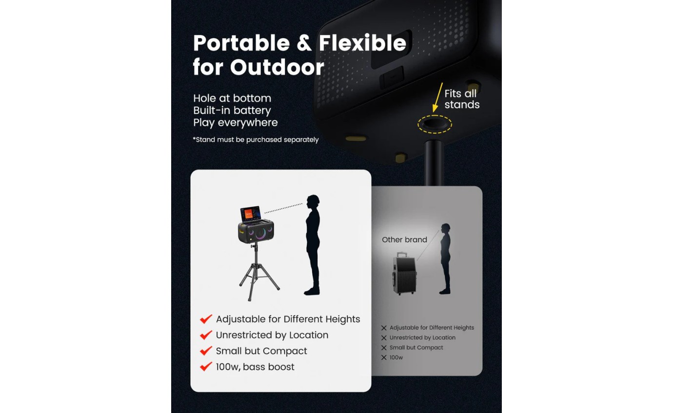 Ikarao Break X1 Premium Portable Wireless Audio Machine IKBREAKX1