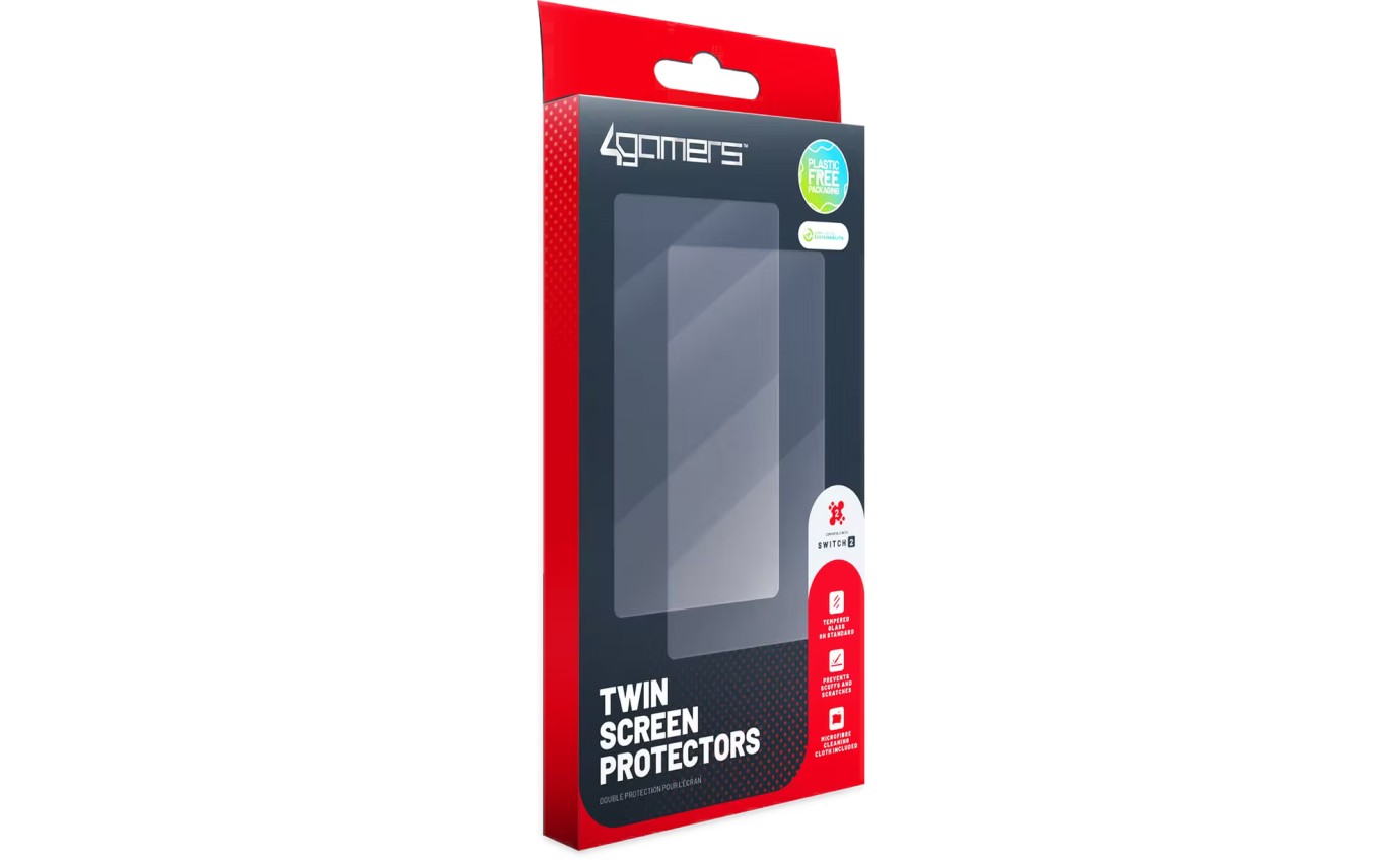4Gamers Twin Screen Protectors for Switch 2 S2SP24G