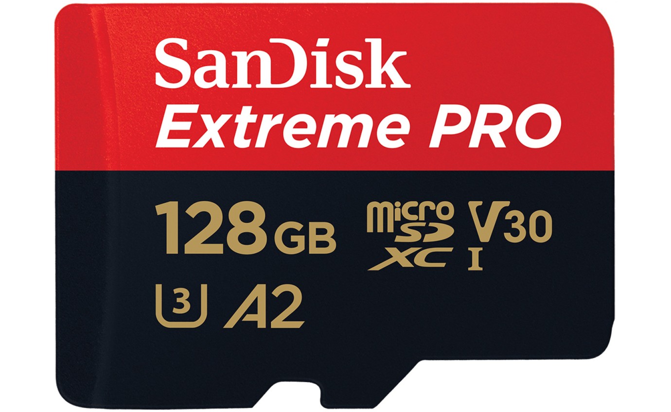 SanDisk 128GB Extreme&reg; PRO microSD Card SDSQXCD128GGN6MA