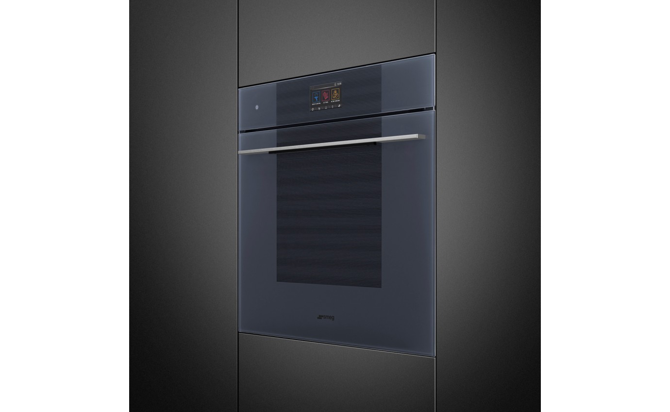 Smeg 60cm Linea Galileo Omnichef Oven with Vapour Clean - Neptune Grey SO6104APG
