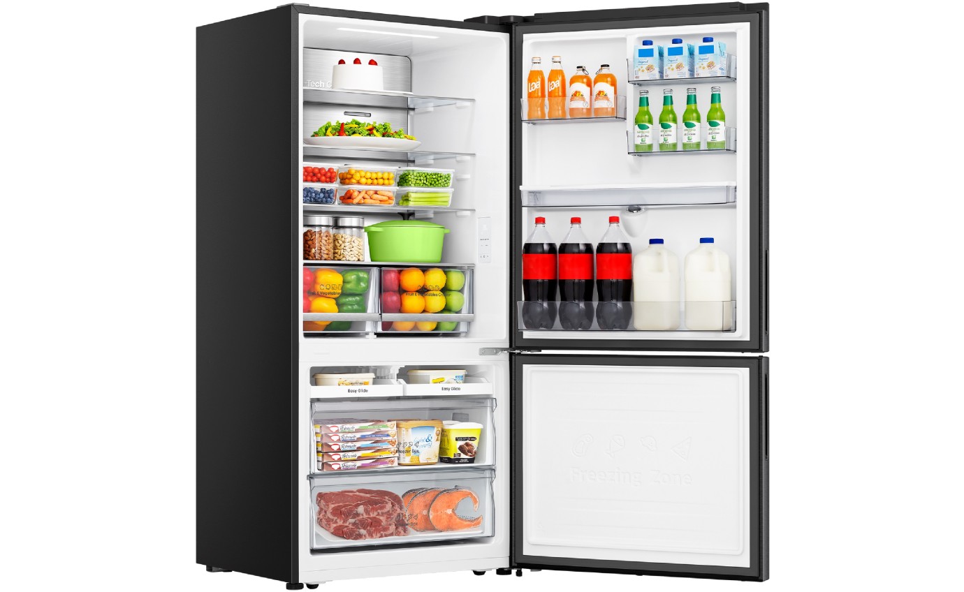 Hisense 500L Bottom Mount Fridge (Dark Stainless) HRBM500TBW