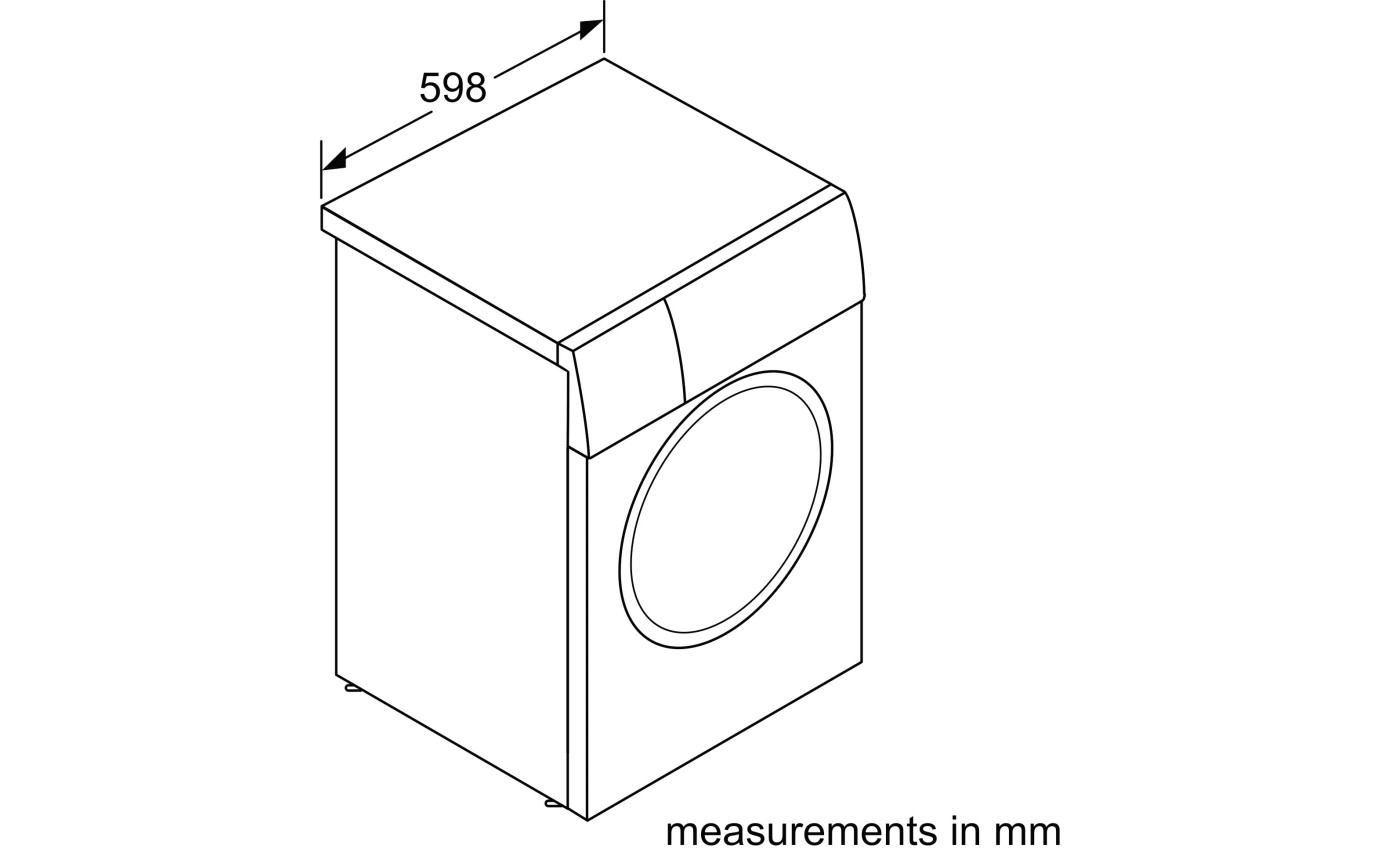Bosch 9kg Front Load Smart Washing Machine WAN24126AU