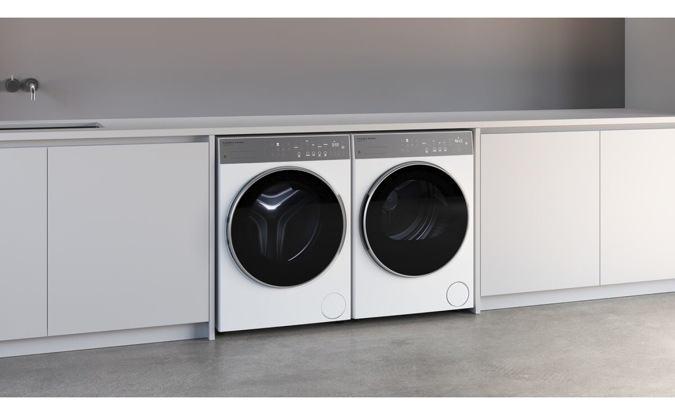 Fisher & Paykel 10kg Series 5 Contemporary Front Loader Washing Machine (White) WH1060P5
