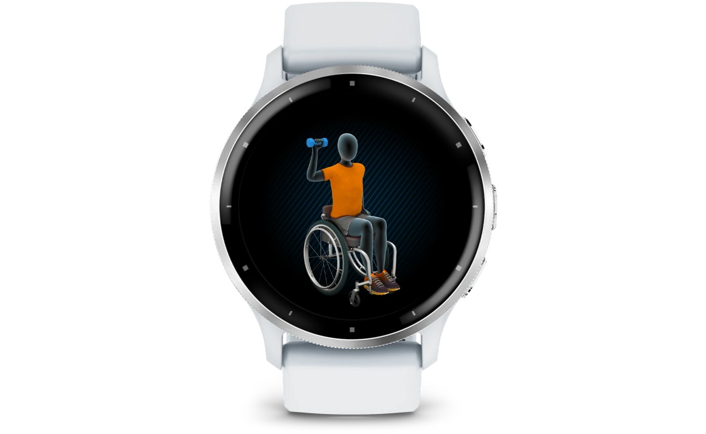 Garmin Venu&reg; 3 Smartwatch (Silver/Whitestone) 0100278400