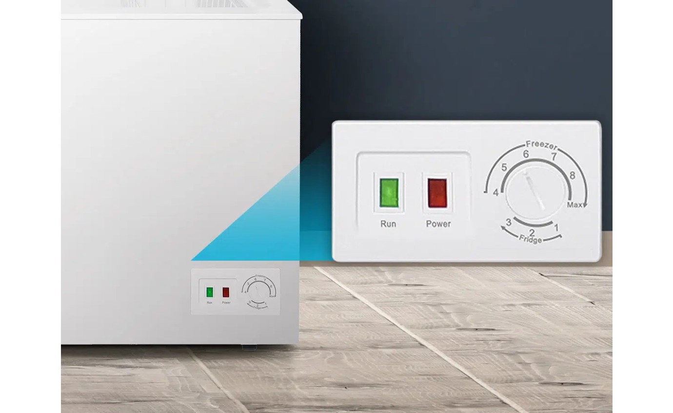 TCL 371L Hybrid Chest Freezer (White) F380CFW