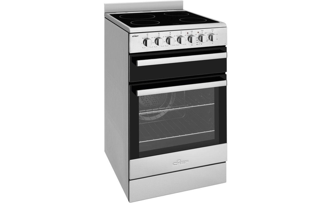 Chef 54cm Electric Freestanding Oven CFE547SBB