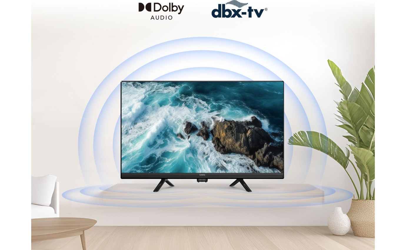 CHiQ 24 inch 12V/240V Portable LED HD Google TV L24D6CG