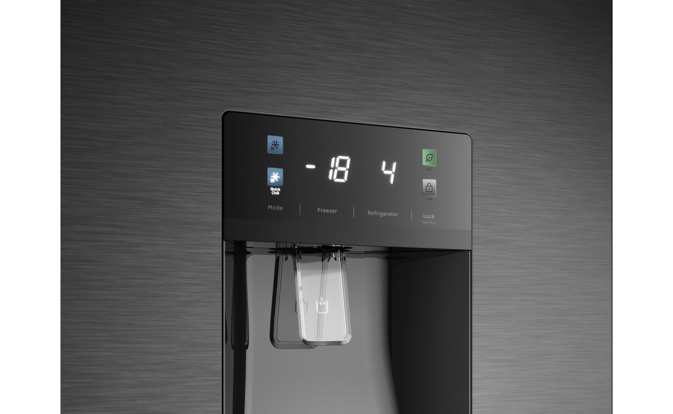 Westinghouse 619L Side By Side Fridge (Matte Black) WSE6240BB