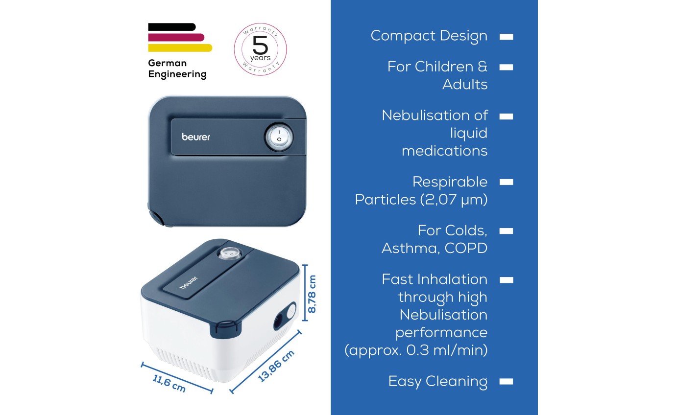 Beurer Nebuliser Inhalator IH16