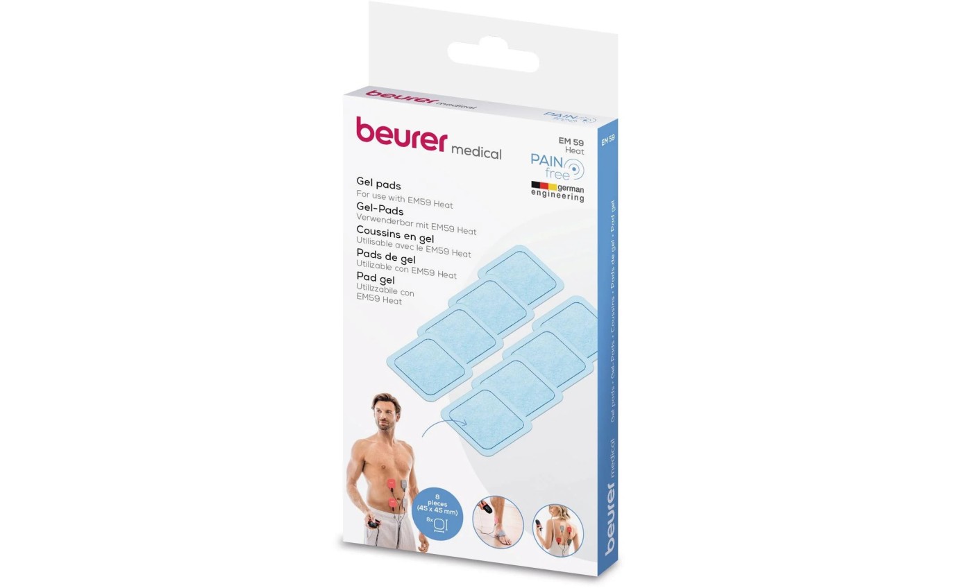 Beurer EM59/EM89 Heat Replacement Set Gel Film Set (8 Pack) EM59RS