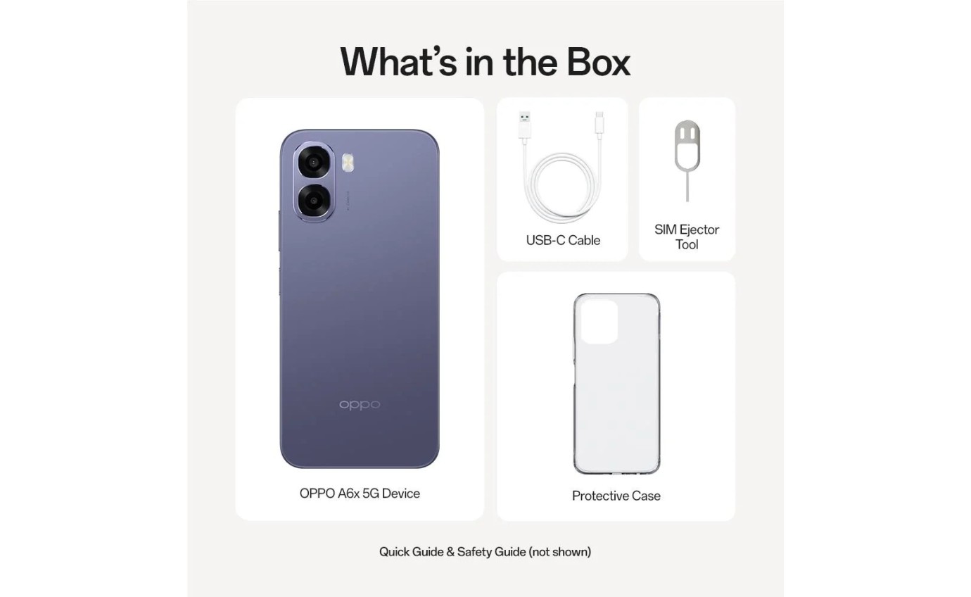 OPPO A6x 5G 128GB (Black Purple) P02238601