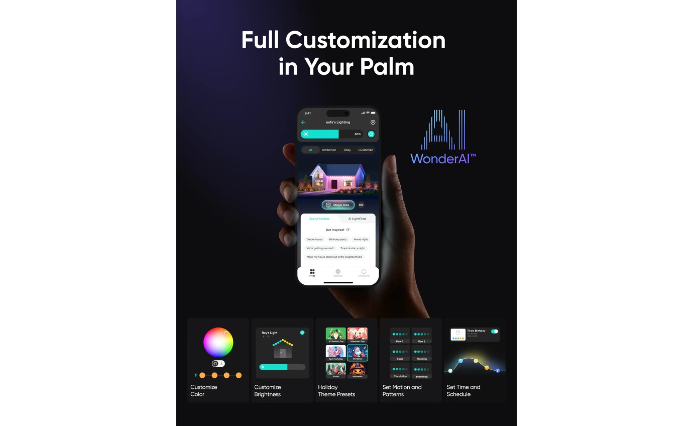 eufy Outdoor Pathway Lights E10 (4 Pack) T8L30C11