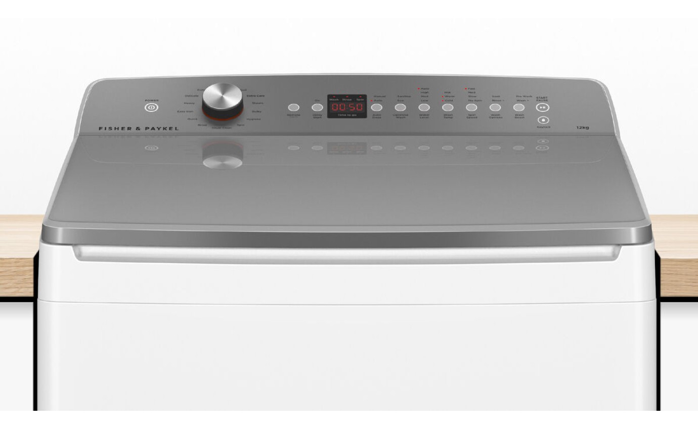Fisher & Paykel 12kg Series 7 Top Loader Washer, UV Sanitise WL1264P1