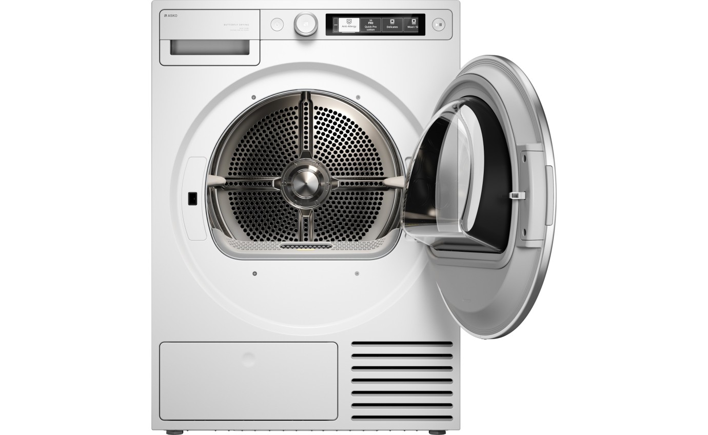 Asko 9kg Heat Pump Tumble Dryer (White) T509HPW