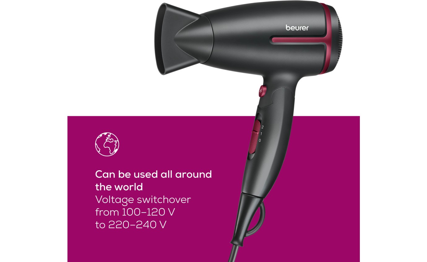 Beurer Limited Edition Travel Hair Dryer HC25RC