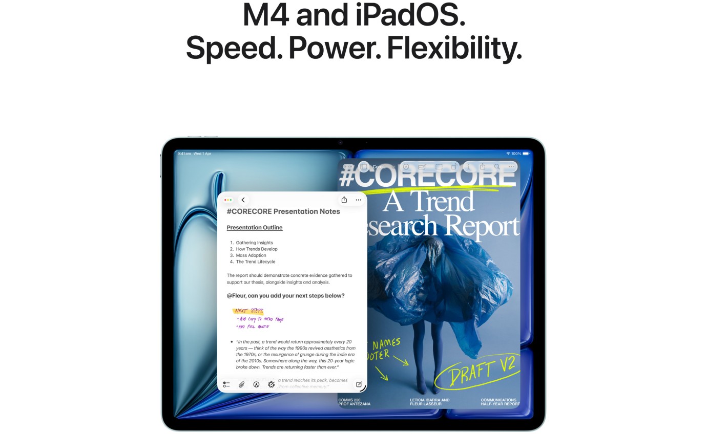 Apple iPad Air 11-inch M4 Wi-Fi 1TB (Starlight) MH3J4XA