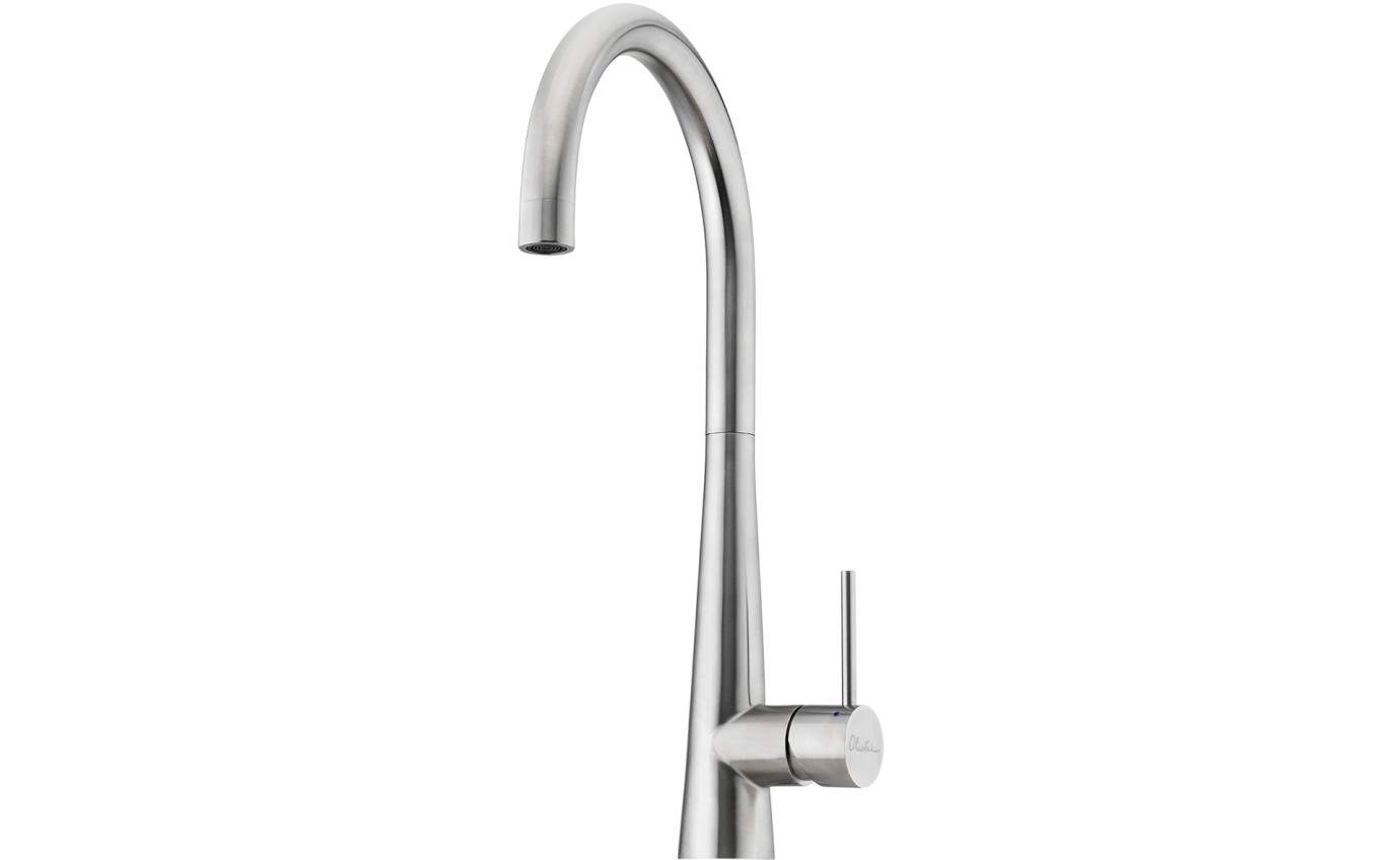 Oliveri Essente Stainless Steel Goose Neck Mixer SS2520