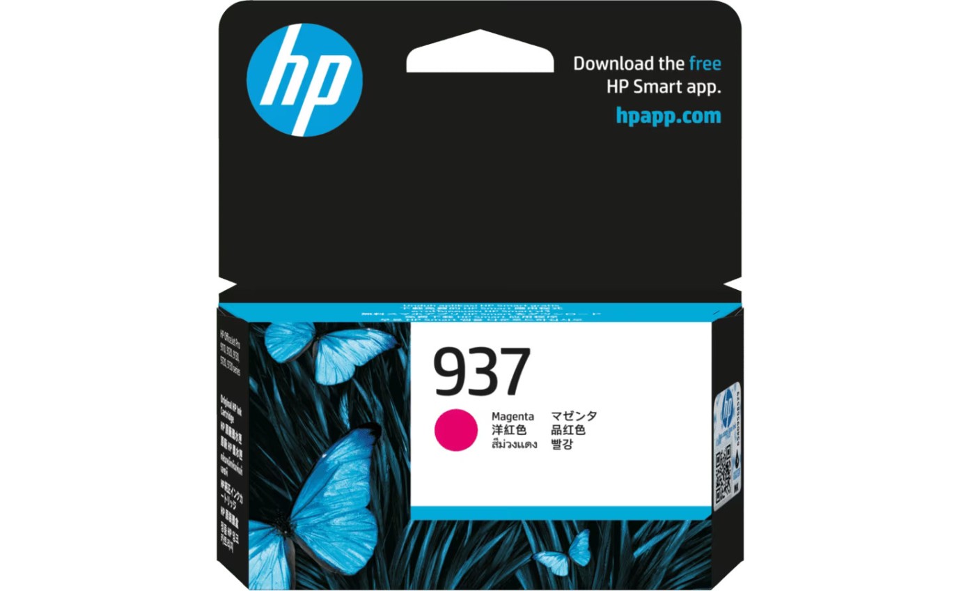 HP 937 Magenta Original Ink Cartridge 4S6W3NA