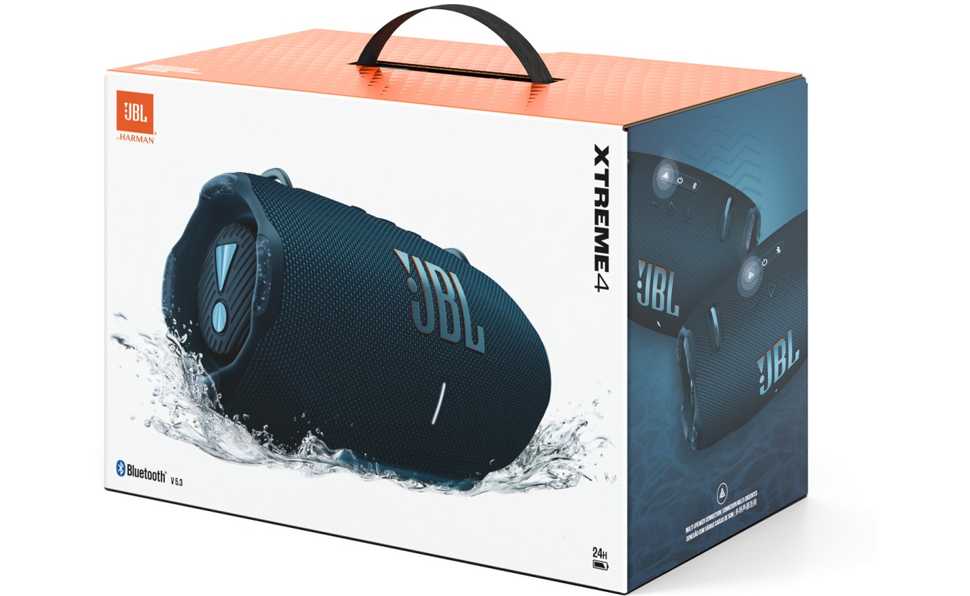 JBL Xtreme 4 Portable Bluetooth Speaker (Blue) JBLXTREME4BLUAS