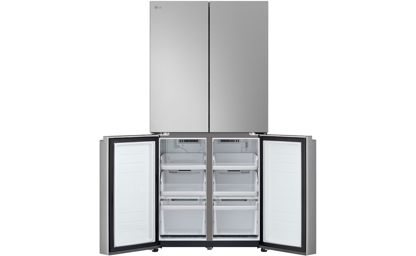 LG 530L Slim French Door Fridge (Stainless Steel) GFB505PL