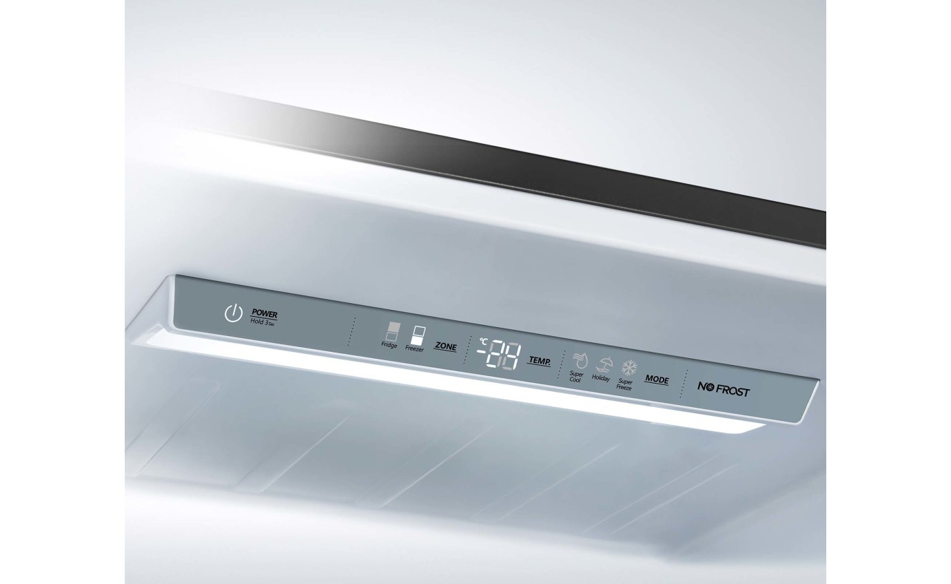 Hisense 417L PureFlat Bottom Mount Fridge (Stainless Steel) HRBM418S