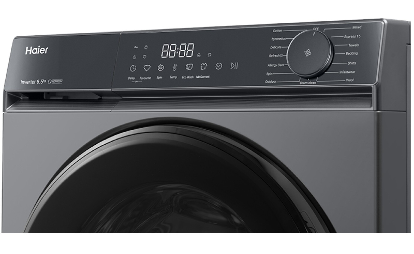 Haier 8.5kg 300 Series Front Load Washing Machine (Dark) HWF85KB1