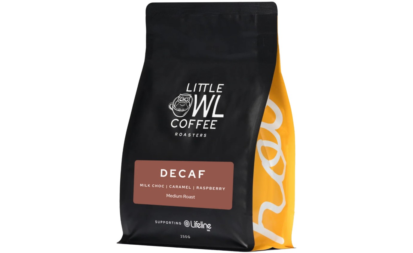 Little Owl Coffee Roasters Decaf Coffee Beans (250g) DECAFE250G