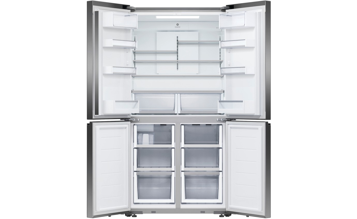 Fisher & Paykel 538L Series 7 Quad Door Refrigerator Freezer, Ice & Water RF605QZUVB1