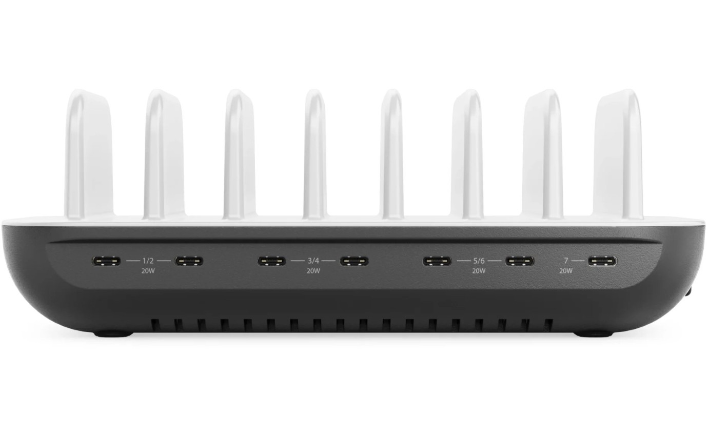 ALOGIC Powerfin 7 Port 80W USB-C Desktop Charging Station SBDCS7