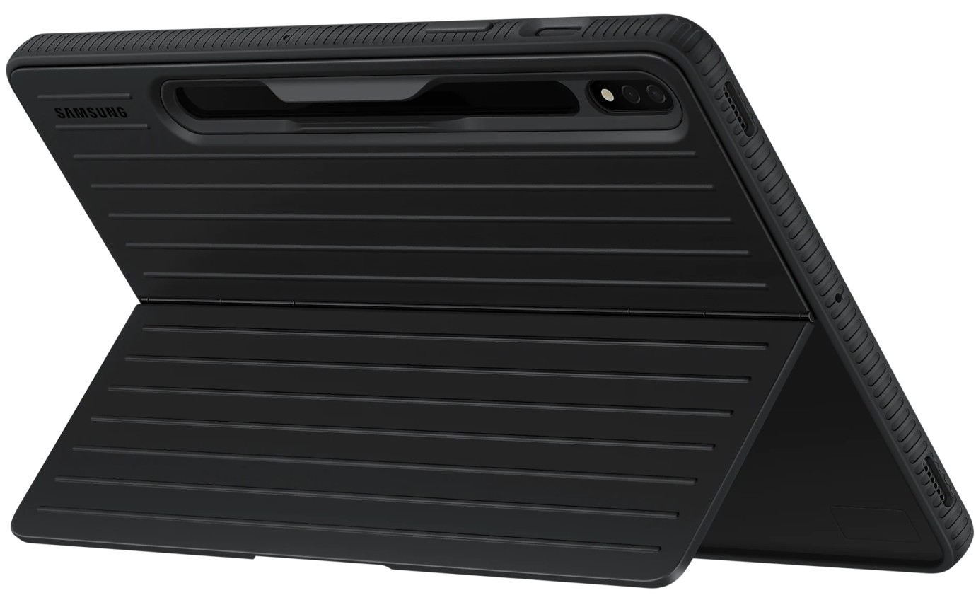 Samsung Protective Standing Cover for Galaxy Tab S8 (Black) EFRX700CBEGWW