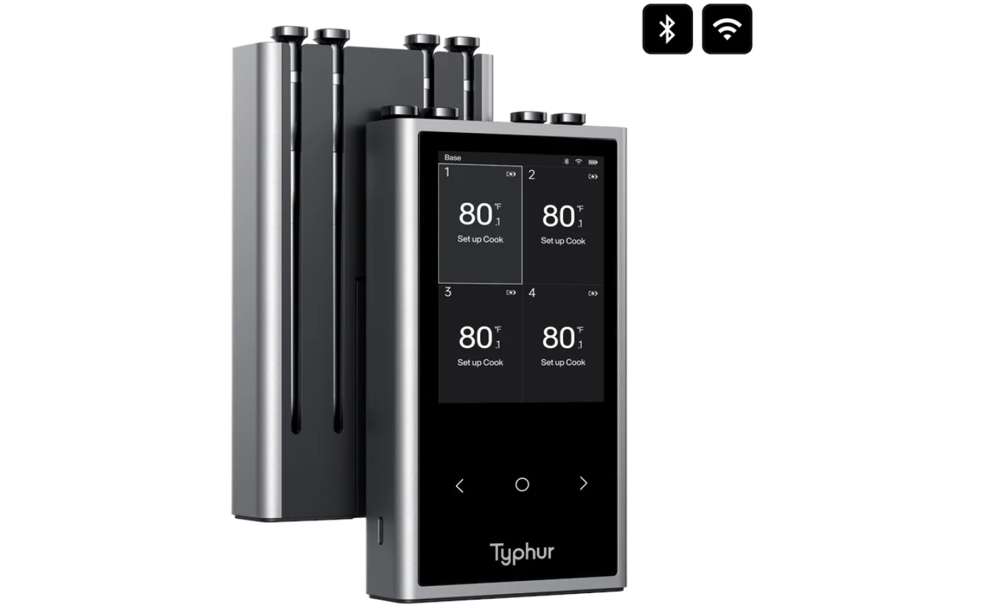 Typhur Sync Quad Wireless 4 Probe Meat Thermometer WT08