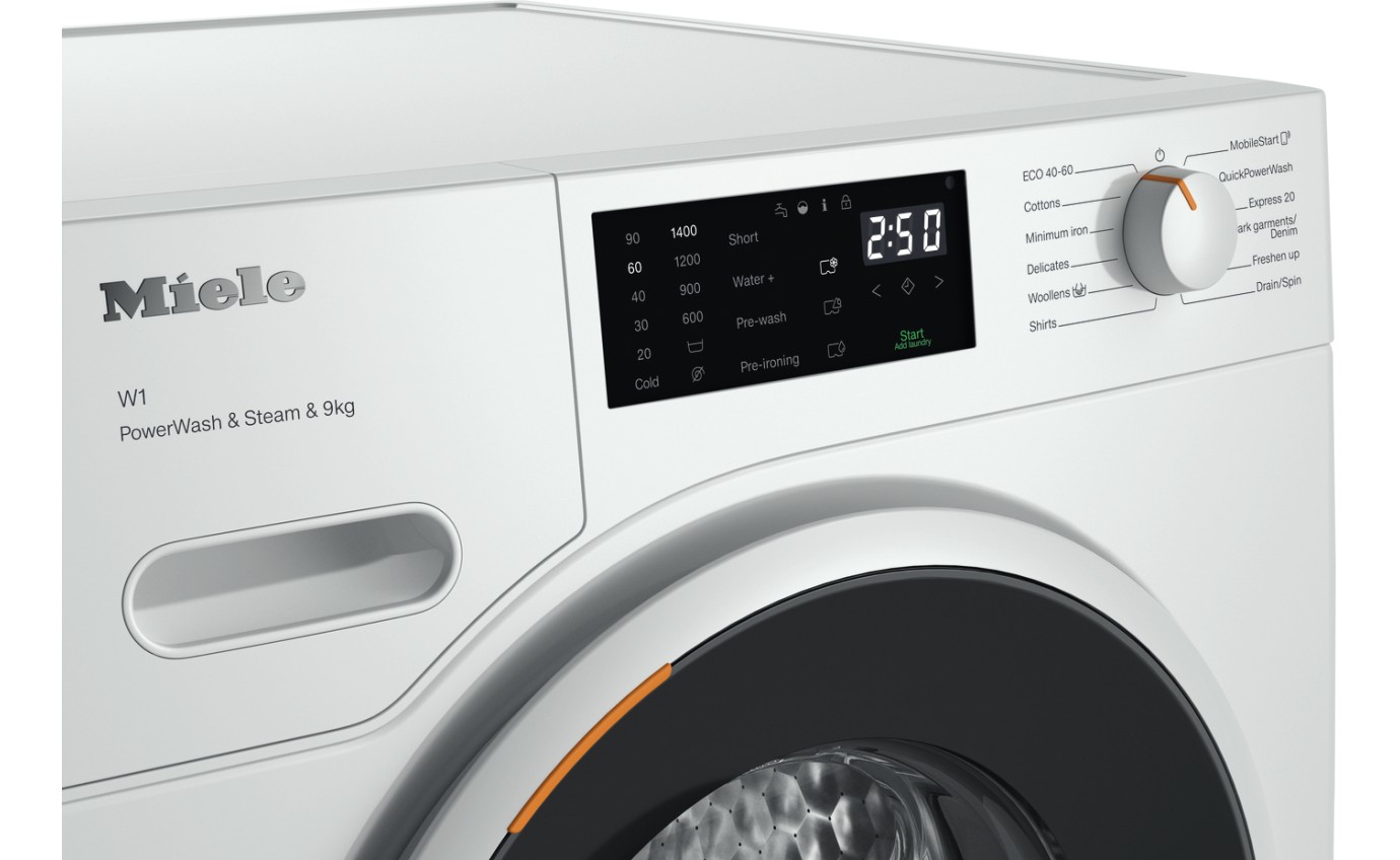Miele 9kg W1 Front Loader Washing Machine WWD380WCS