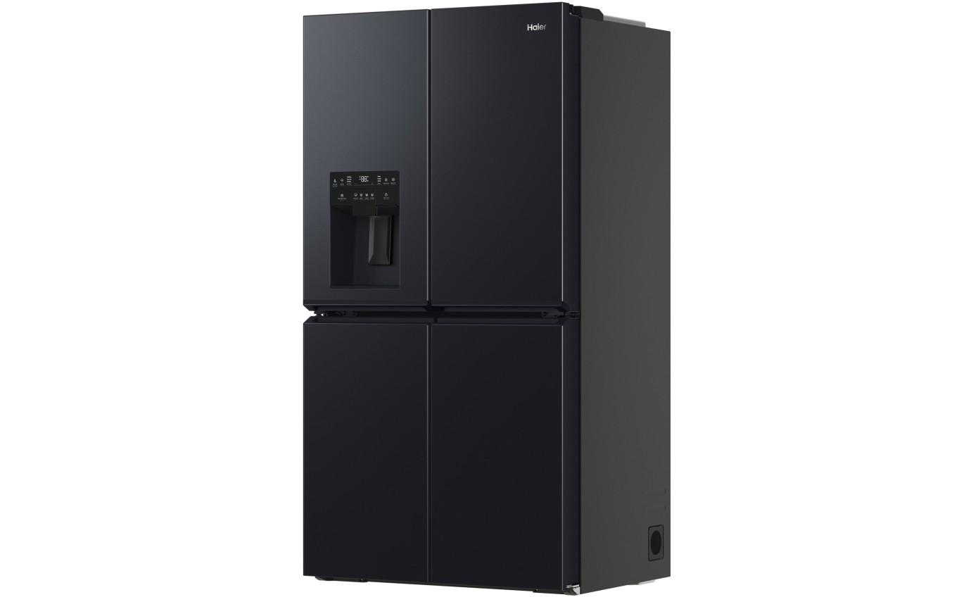 Haier 601L 600 Series Quad Door Refrigerator Freezer (Black) HRF680YZC