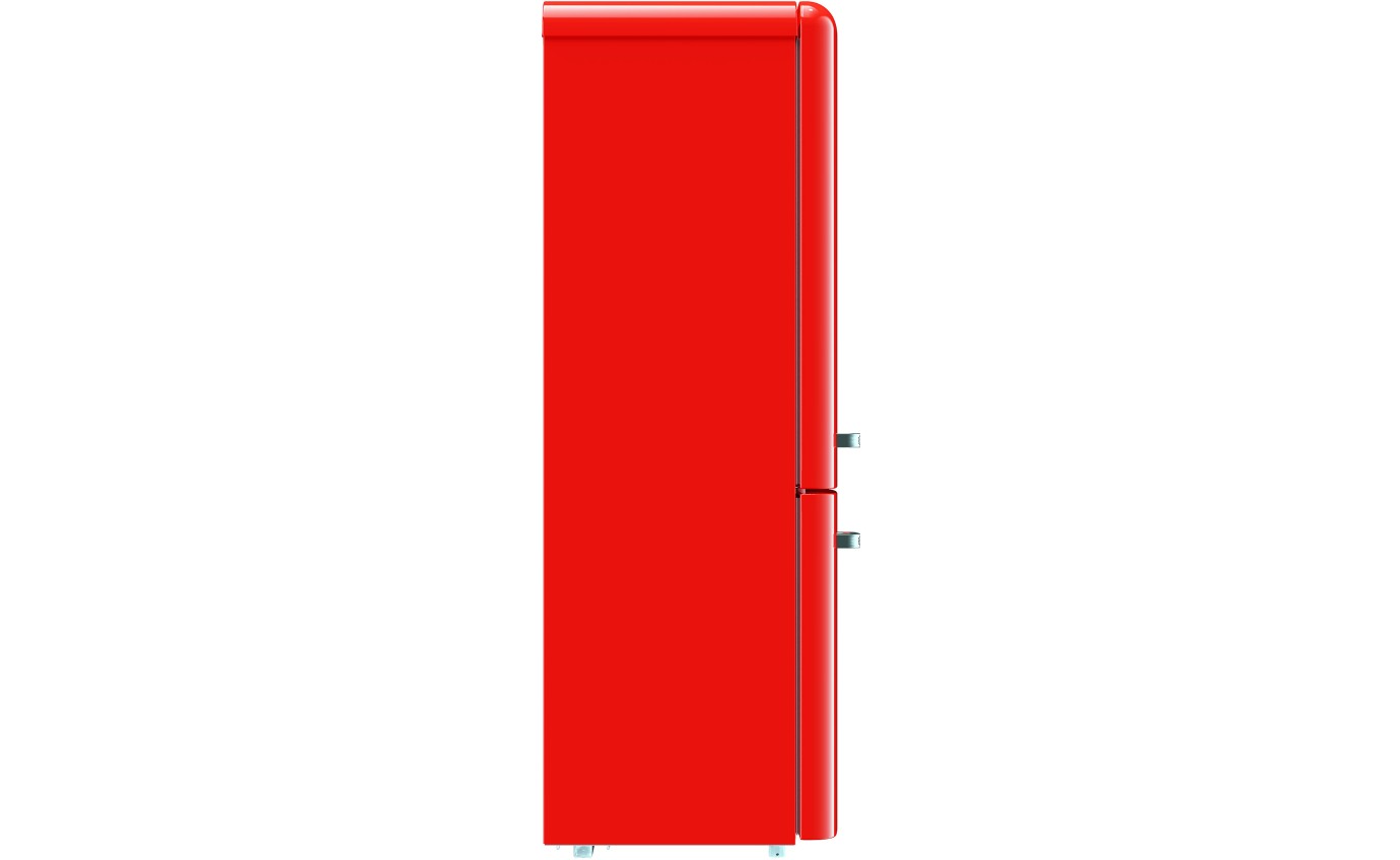 CHiQ 231L Retro Bottom Mount Fridge (Retro Red) CRBM228NR3