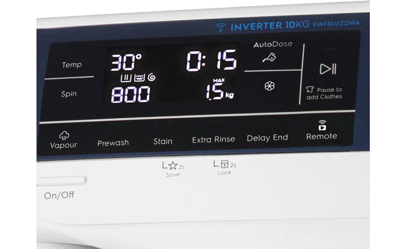 Electrolux 10kg Front Load Washing Machine EWF1041ZDWA